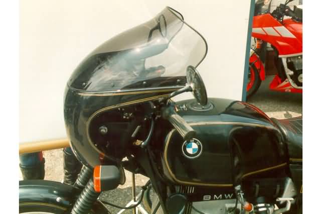 MRA TOURING SCREEN T, BMW R 90 S-COCKPIT ALL MODEL, BLACK